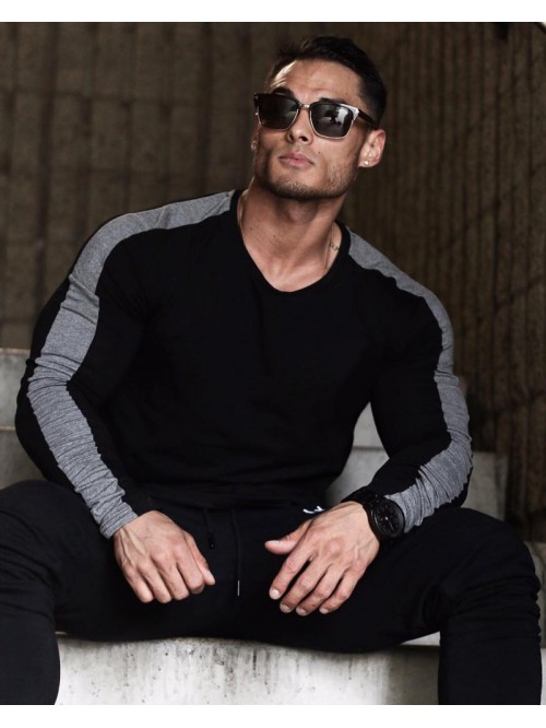 Men fashion t shirt 2018 NEW Spring summer Slim sh...