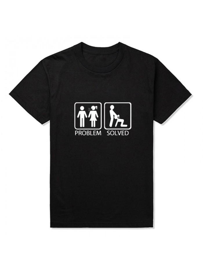 New T Shirts Men Cotton Short Sleeve Funny Print Man T-Shirt Free Shipping Mens tshirt Tops