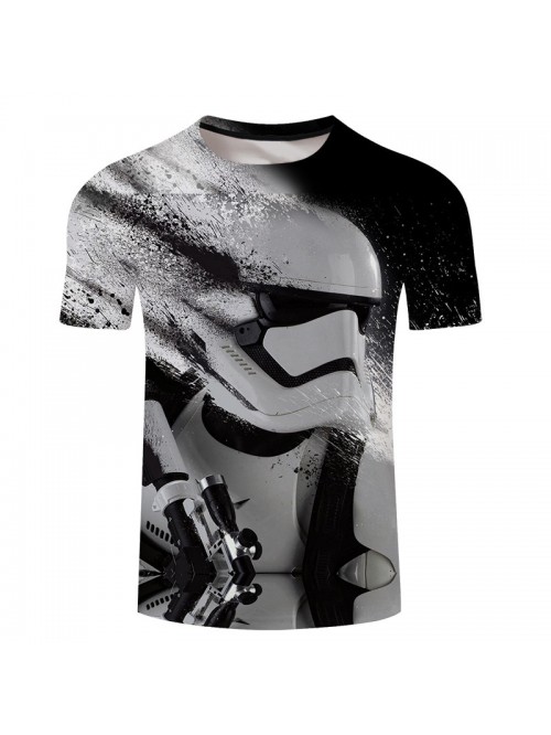 New Harajuku t shirts Yoda/Darth Vader Star Wars p...